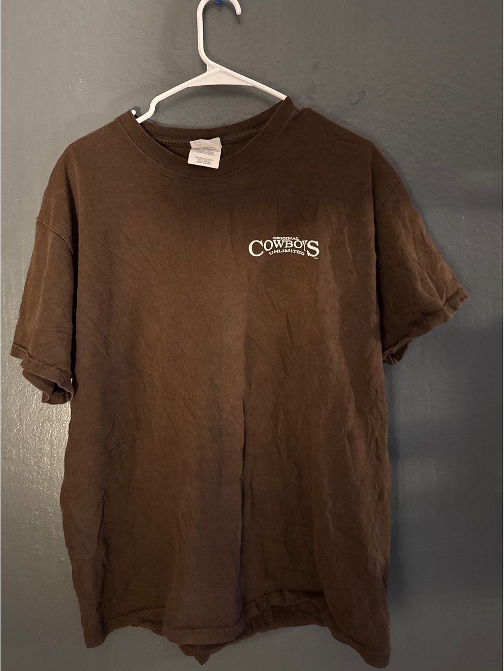 Original Cowboys Unlimited Mud, Blood & Studs Brown Graphic T-Shirt XL